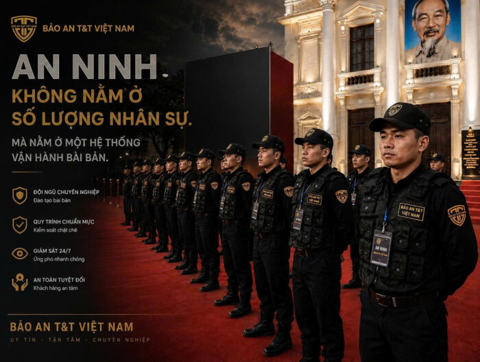 An Ninh Sự Kiện Là Gì? Vì Sao Hệ Thống Vận Hành Quan Trọng Hơn Số Lượng Nhân Sự?